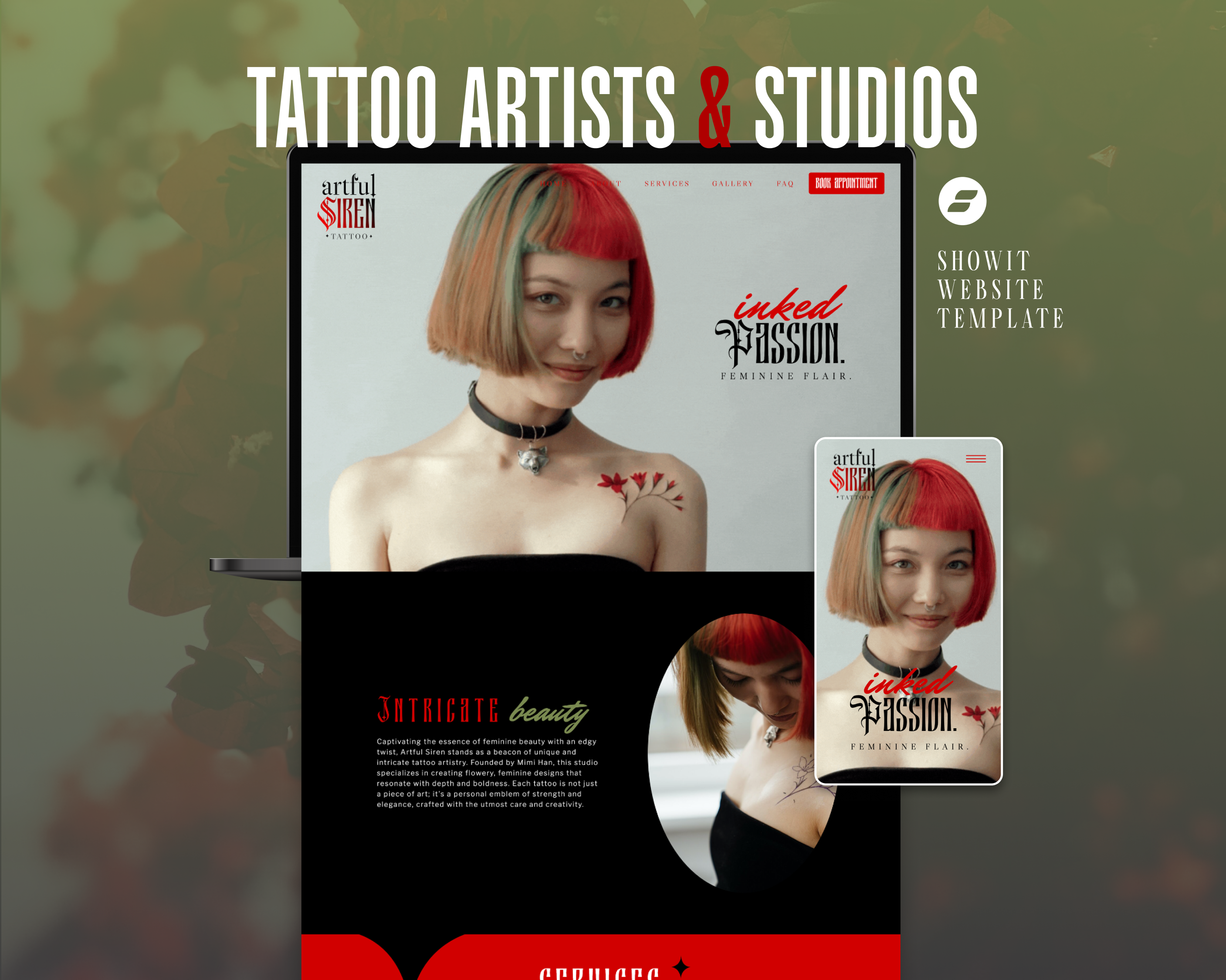 The Sleeve - Showit Template Customization