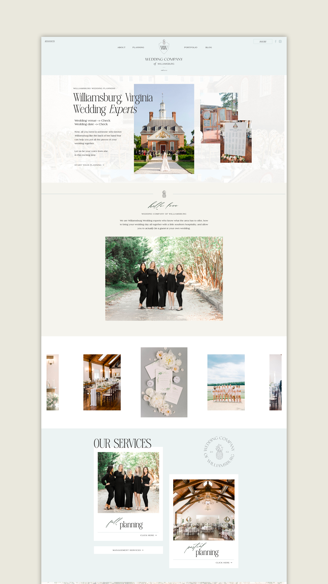 Custom Brand Identity and Showit Website w/ Copy
