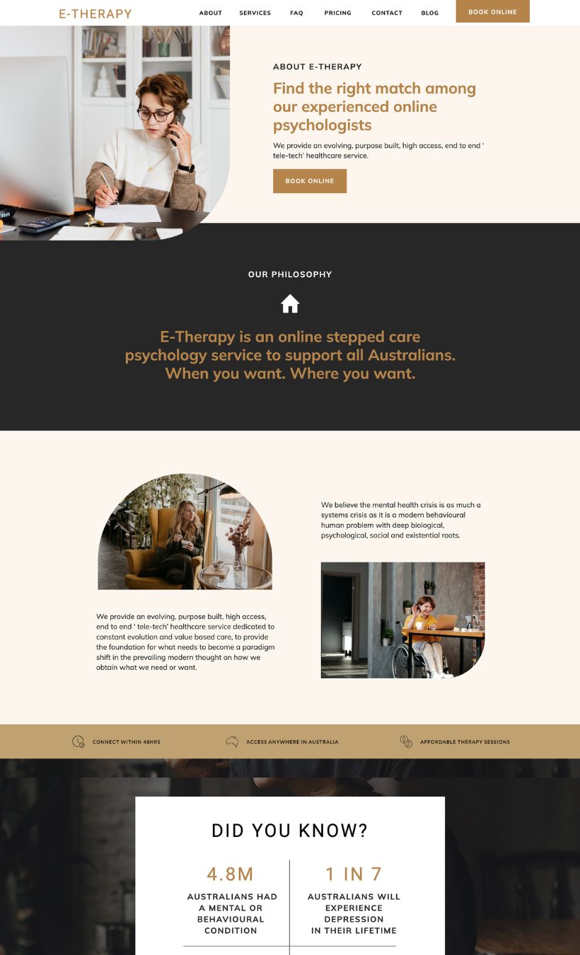 Therapist Showit Website Template - Image 2