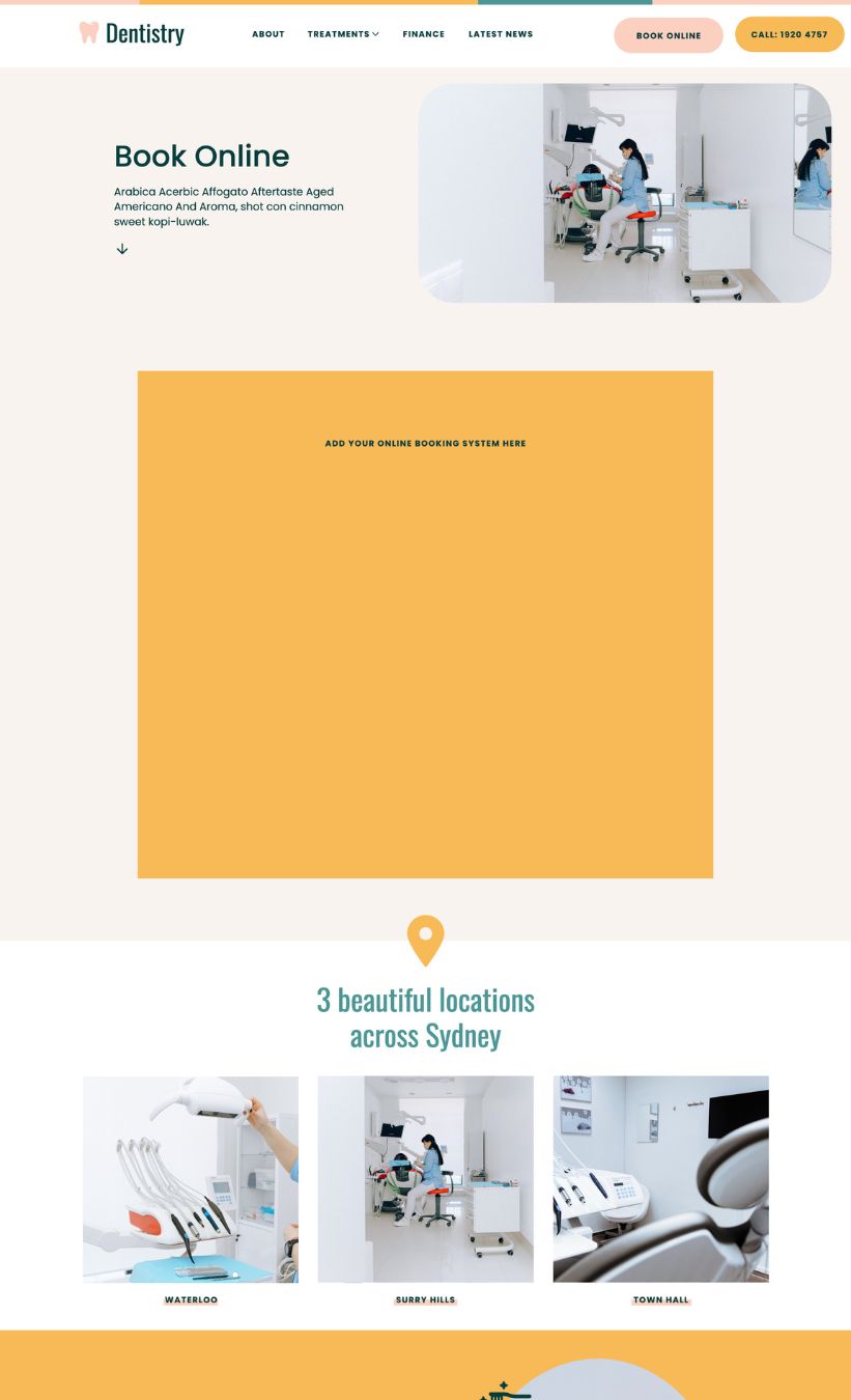 Dentist Website Template - Image 6