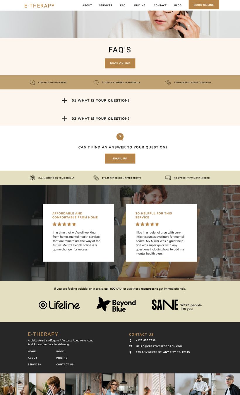 Therapist Showit Website Template - Image 5
