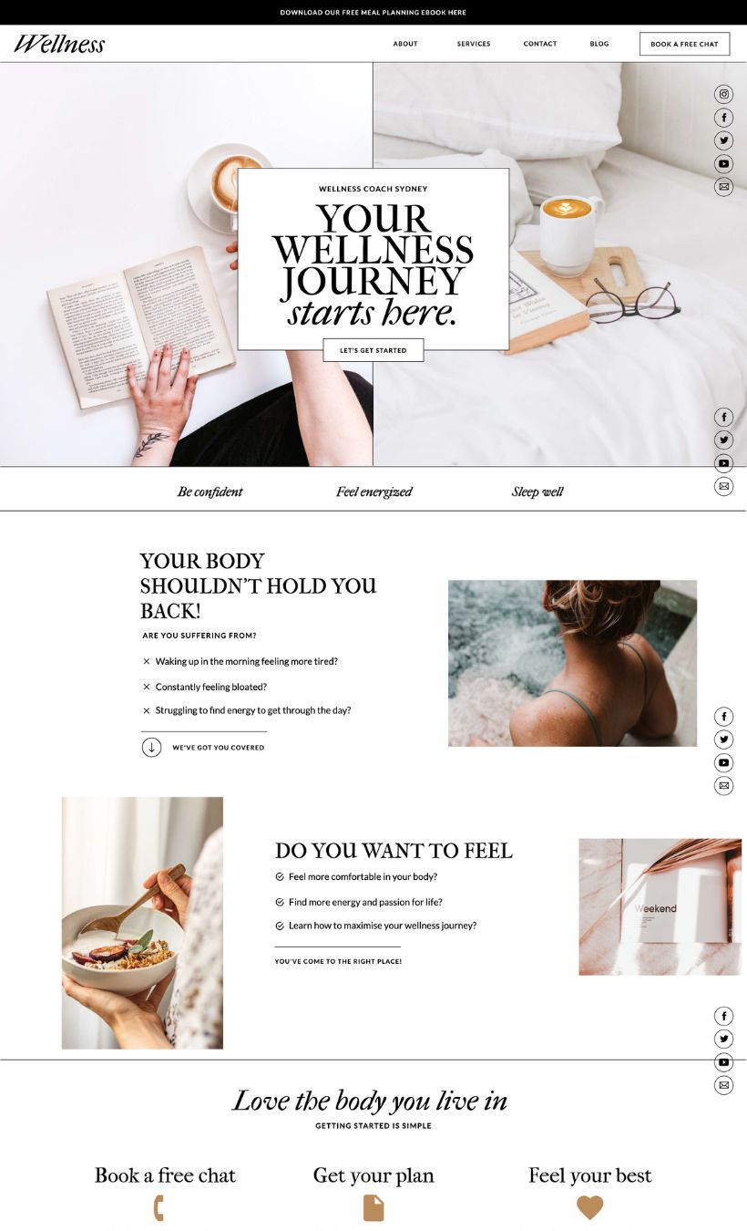 Wellness Website Template - Image 5