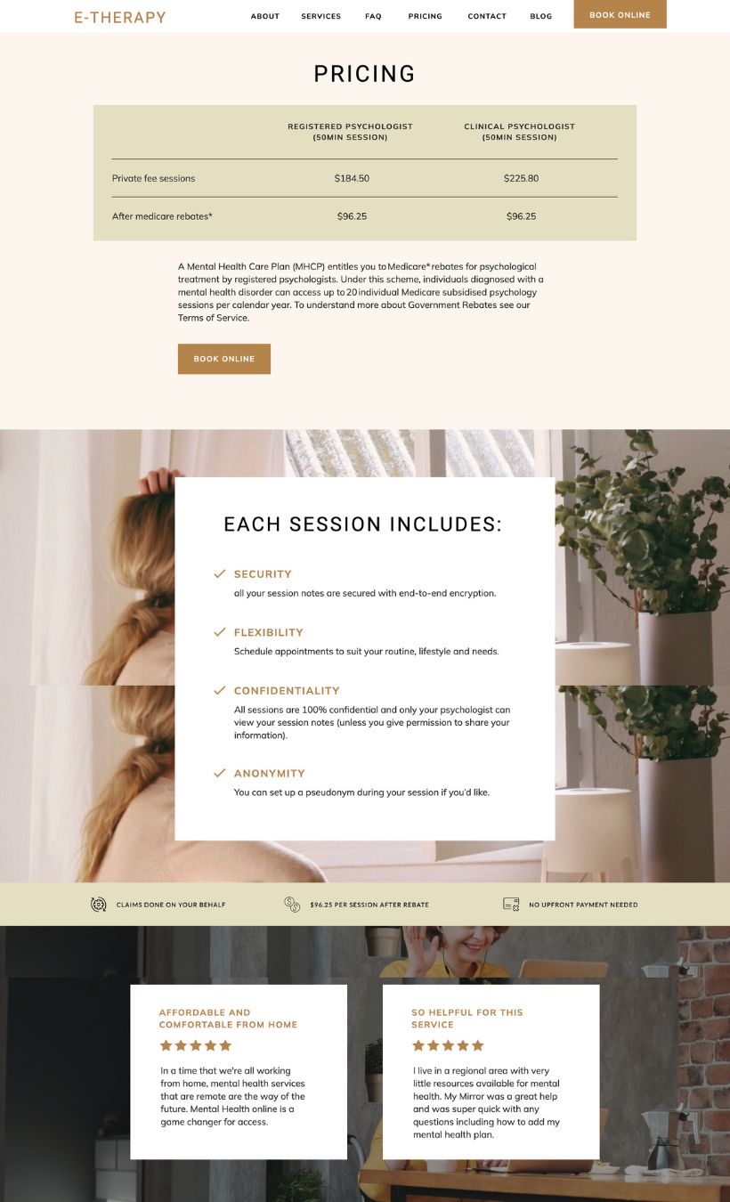 Therapist Showit Website Template - Image 7