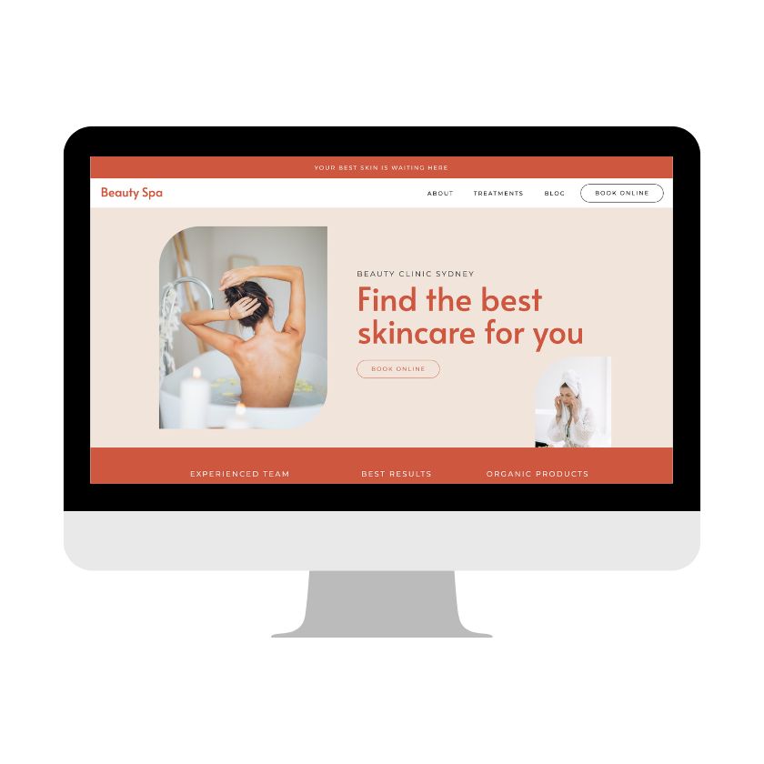 Spa Showit Website Template - Image 2