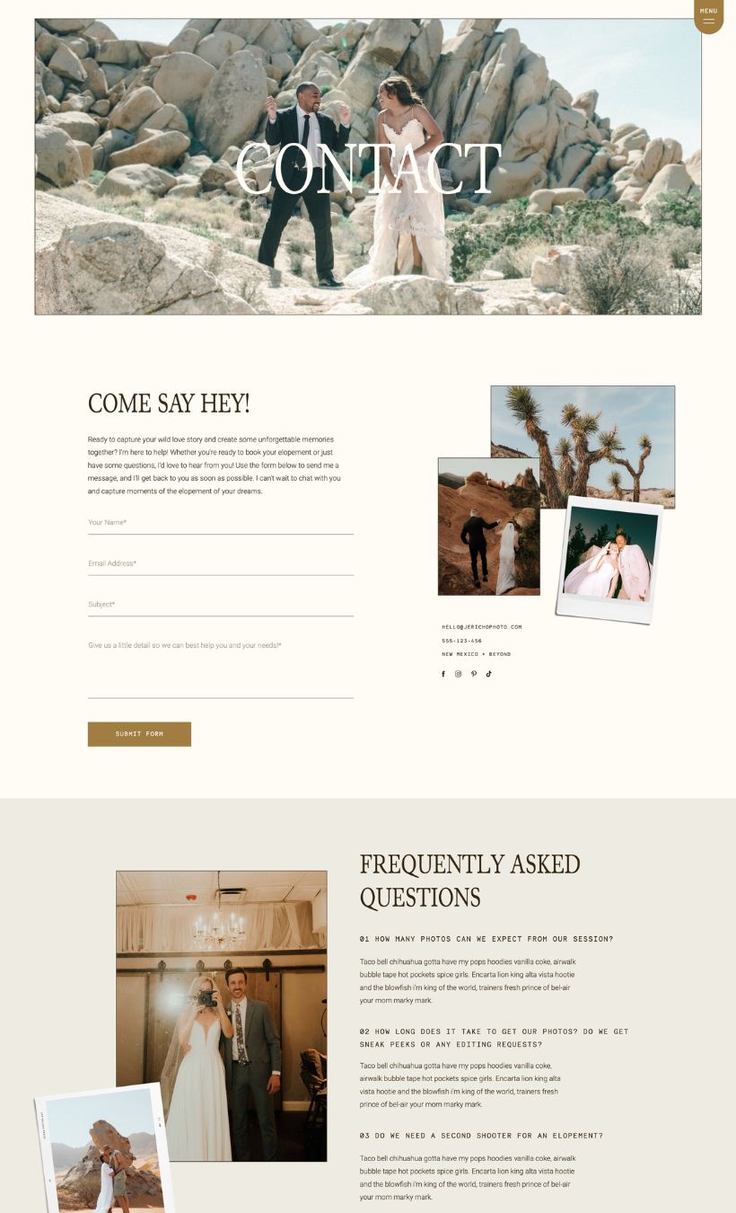 Jericho Showit Website Template - Image 5