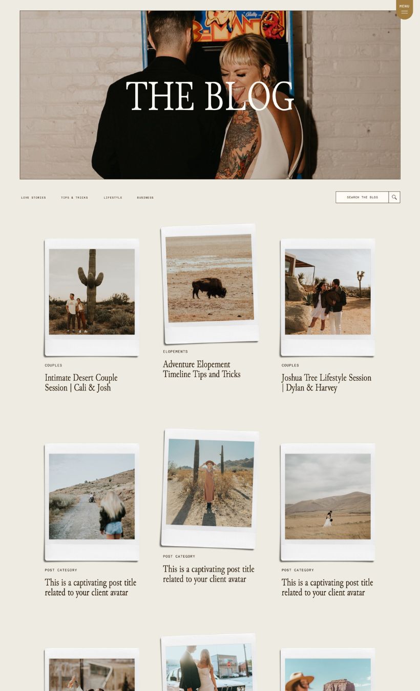 Jericho Showit Website Template - Image 6