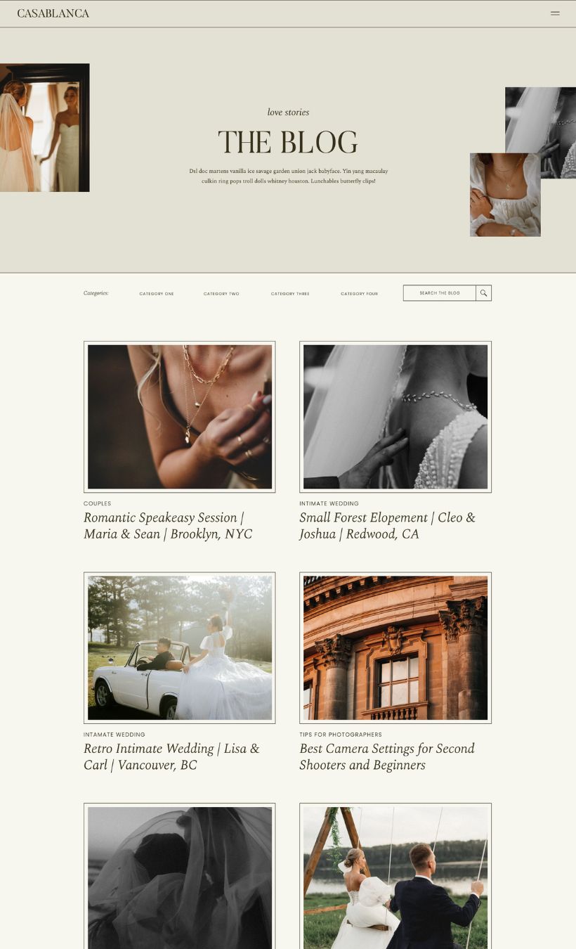 Casablanca Showit Template - Image 5