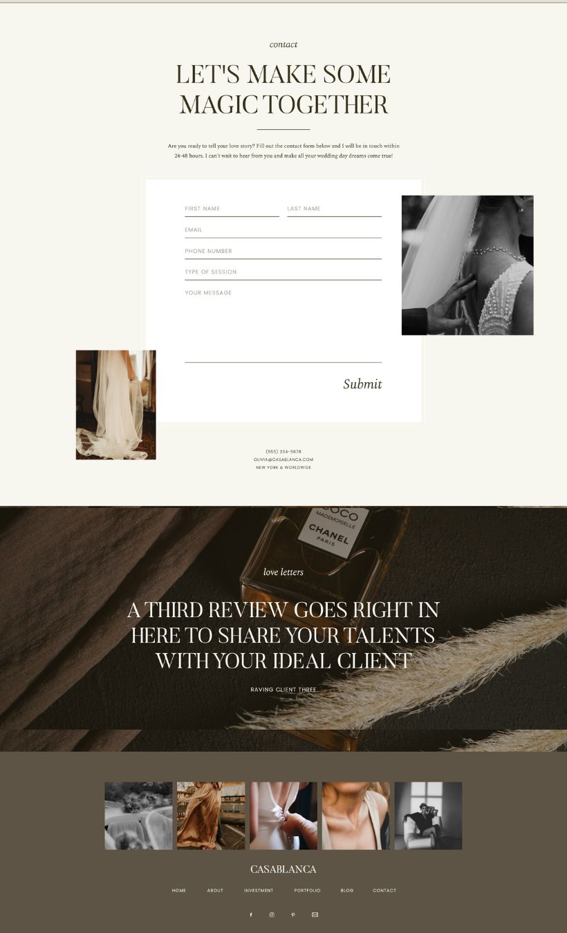 Casablanca Showit Template - Image 6