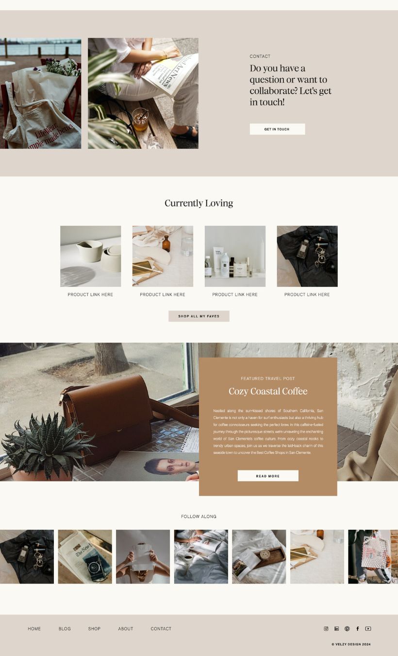 The Coast Showit Template - Image 2